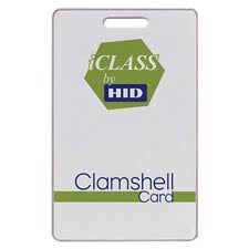 iCLASS Clamshell - Smart card contactless di lettura scrittura a 13,56 MHz consente l'autenticazione reciproca con il lettore