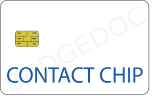 CONTACT CHIP CARD sono provviste di chip a contatto