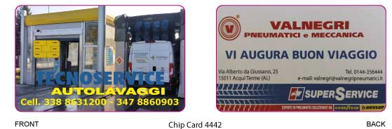 Sistemi di pagamento per autolavaggi self service con chip card