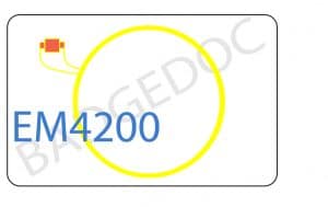 EM4200 transponder RFID elettronico di sola lettura 125 khz