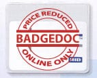 Porta badge di prossimità orizzontale in vinile per ID card contactless stampate in orizzontale 
