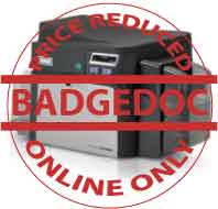 HID FARGO DTC4250e ID Card Printer & Encoder iCLASS SE opzionale & software Asure ID