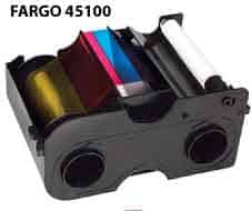 HID FARGO 45100 RIBBON YMCKO 250 STAMPE – per DTC4250e