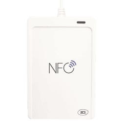 ACR1552U è un lettore di smart card conforme a CCID e PC/SC, sviluppato sulla base della tecnologia contactless a 13,56 MHz. Per sicurezza della rete, controllo accessi, borsellino elettronico, Carte fedeltà, Trasporti